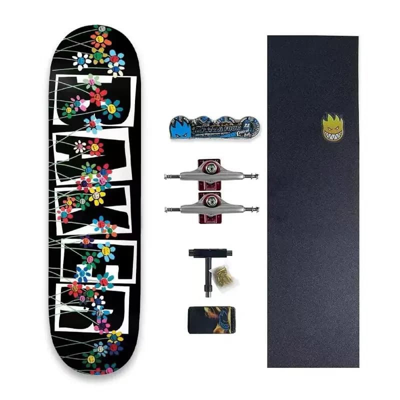 Baker Thrash Skateboard Double RockerSets Complete Pro 100% Canada Maple Deck 7,75 / 8,0 / 8,25 / 8,5 inch 7-laags koudpersen