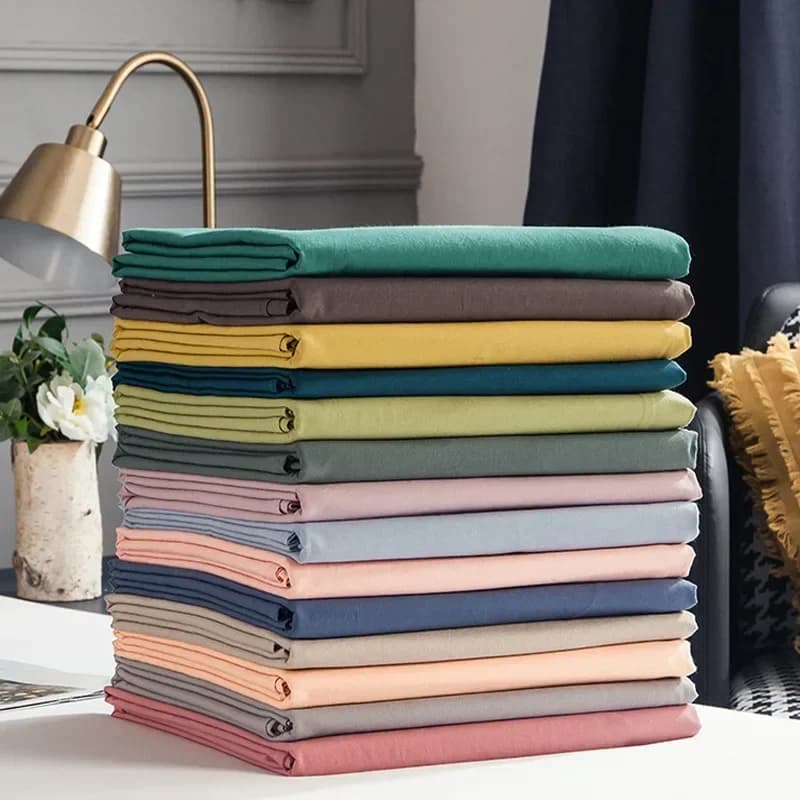 Wasart Puur Katoenen Plat Laken Zomer Sprei Zacht Beddengoed 2 Personen Paar Luxe Tweepersoonsbed Beddengoed Kingsize Laken