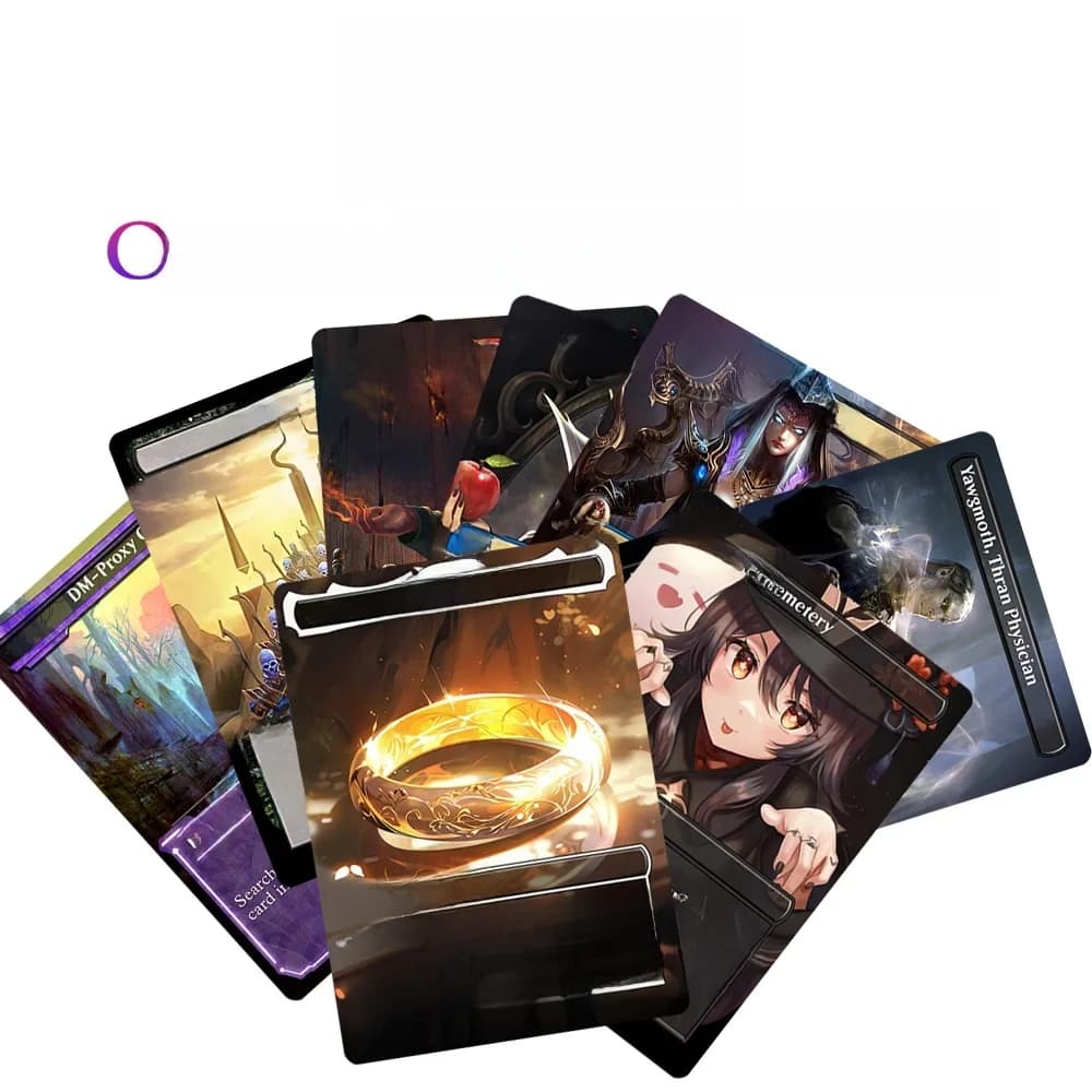 Hele Sets Normale Holo Folie Tcg Kaarten Zwart Core Spel Standaard Topkwaliteit Tcg Speelkaarten Bordspellen Deck Master
