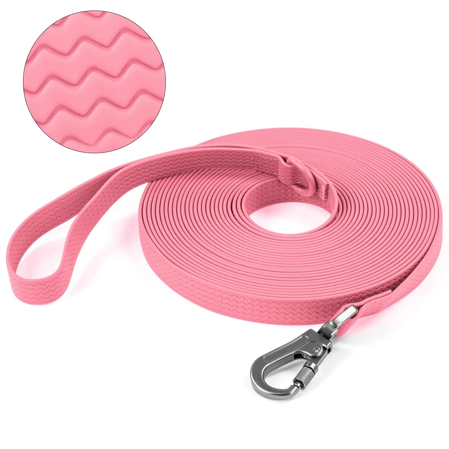 1.8M 3M 5M 10M PVC Hondentuig Grote Hond Middelgrote Hond Antislip Waterdicht en Gemakkelijk te Reinigen Loop- en Trainingsriem Lange Sterke