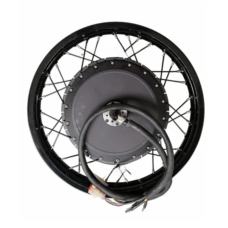 NBpower/QS V3 273 40H Motorfiets 17''18" 19" 21" 72v 8000W Ebike Achternaaf Motor Wiel 150mm Dropout Breedte voor Motorfiets
