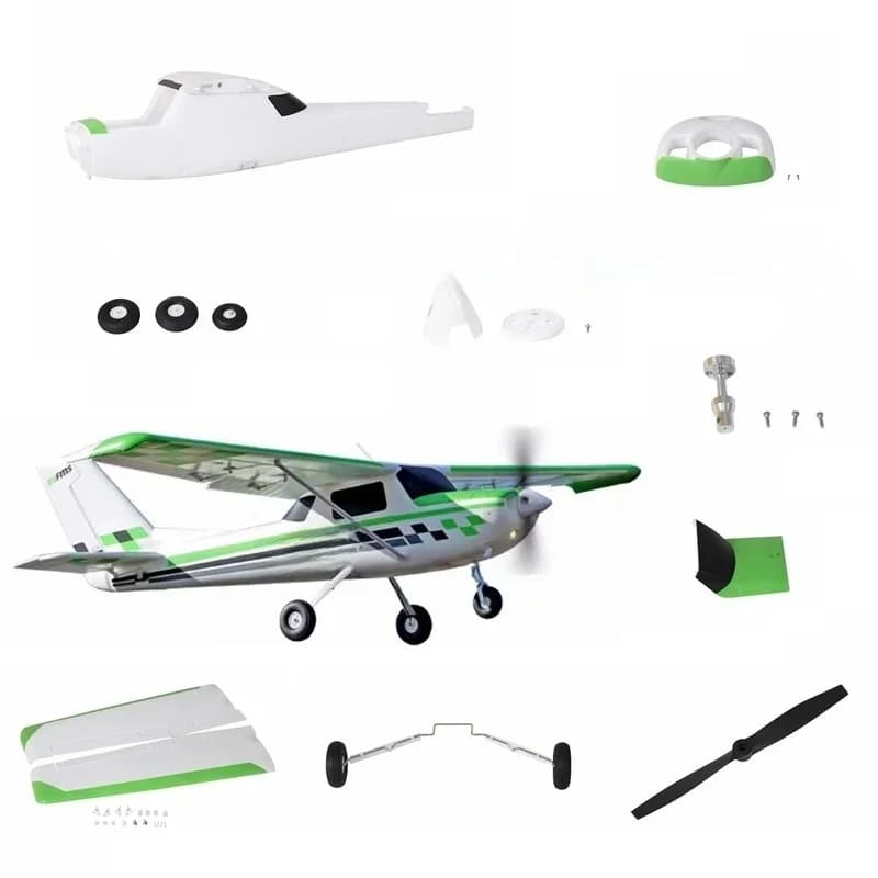 Fms 1800Mm Voogd Vliegtuig Complete Set Accessoires, Romp, Hoofdvleugels, Propellers, Afdekkingen, Motoren, Assen, Landingsgestel