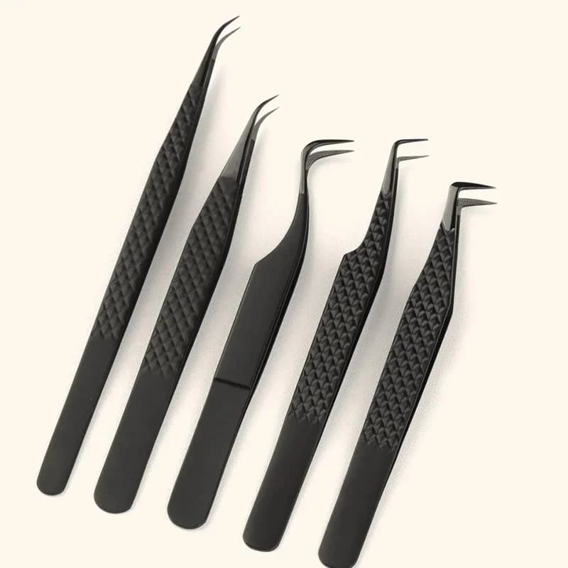 SENSE LASHES Fiber Tip Anti-slip Wimperpincet Wimperisolatiepincet Wenkbrauwpincet Pinzas Para Extensión De Pestañas