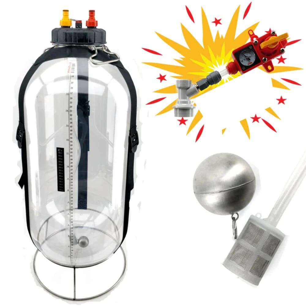 Kegland 60l Fermzilla All Ronder Druk Bier Brouwkit Huisdier Transparante Visuele Gisting