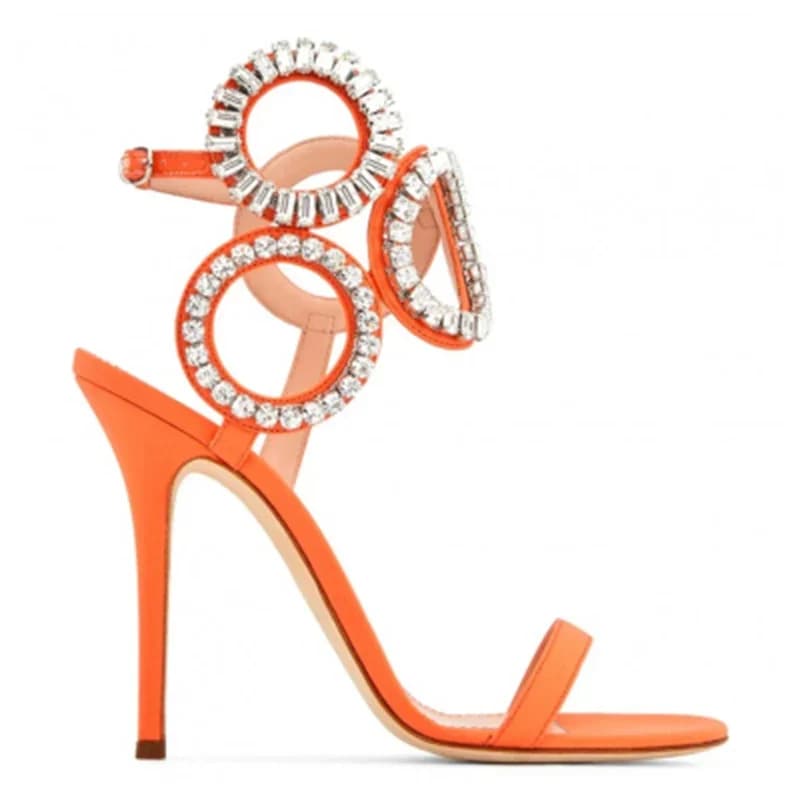 Nieuwe Zomer Puntige Neus Sandalen Vrouwen Strass Gesp Riem Super Hoge Hakken Schoenen Vrouwen Mode Dames Schoenen Sandalias Dames
