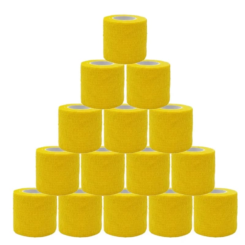 1/3/6/20Pcs Sport Zelfklevende Gele Elastische Verbanden Anti-Slip Atletische Niet-Geweven Waterdichte Elastische Tattoo Verbanden Hulpkit