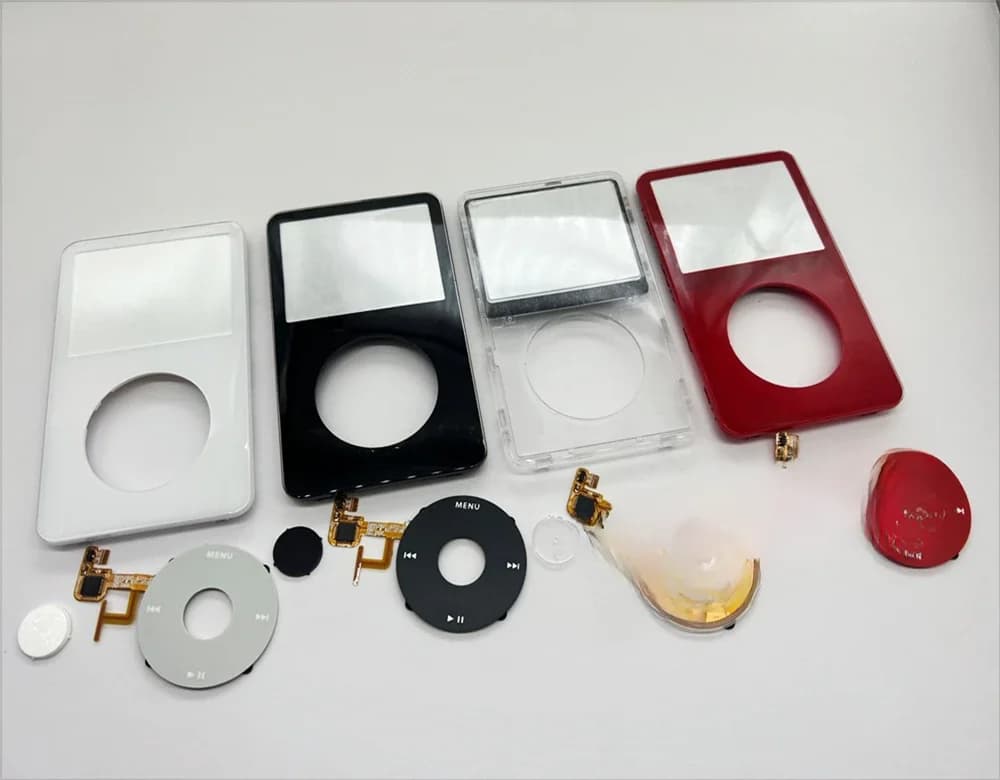 frontplaat behuizing case cover klikwiel middenknop verschillende combinaties voor iPod 5e generatie video 30gb 60gb 80gb