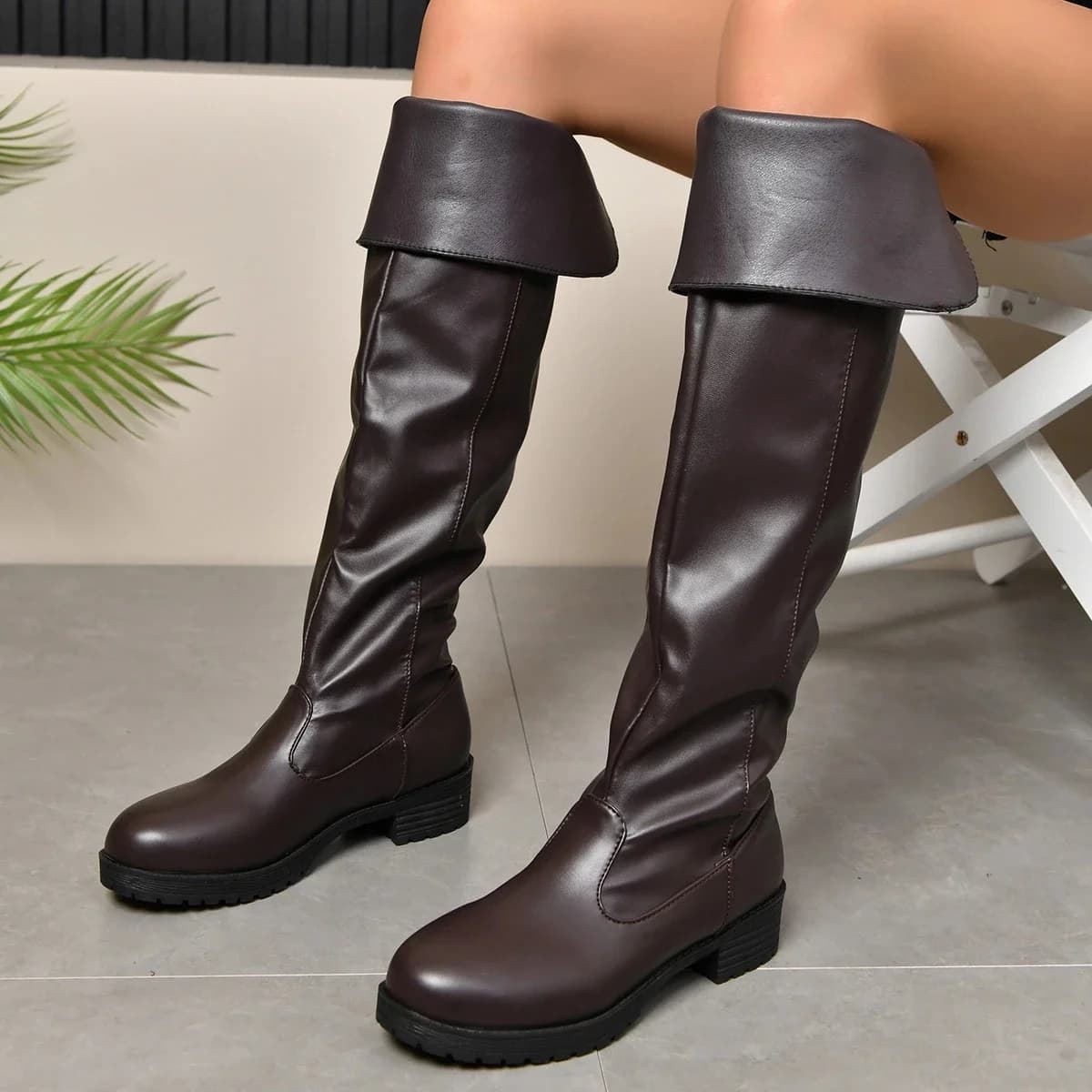 Vrouwen Laarzen 2024 Nieuwe Mode Platform Dij Hoge Laarzen Vrouwen Party Slim Over De Knie Laarzen Sexy Outdoor Lichtgewicht Schoenen vrouw