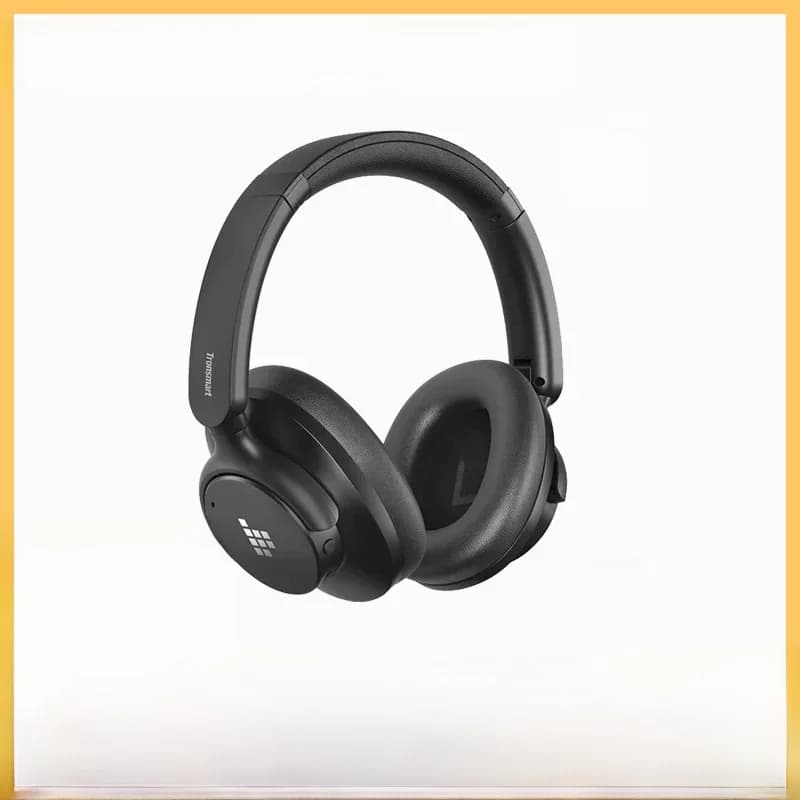 Tronsmart Sounfii Q20S hoofdtelefoon Draadloze Bluetooth-headset met ruisonderdrukking 60 uur speeltijd Hi-Res audio-app-bediening