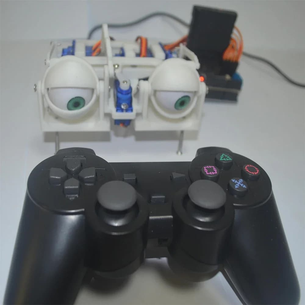 SG90 Robotic Eye Voor Arduino Robot DIY Kit Voor ESP32 Controller Open Source Code PS2 Controle Robot Ogen Programmeerbare Robot Kit