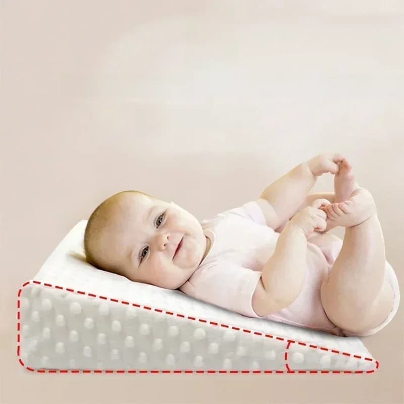 Baby Anti Braken Hellend Kussen Pasgeboren Geheugen Zijvoeding Anti Verstikking Ademend Anti Slip Multifunctioneel Kussen