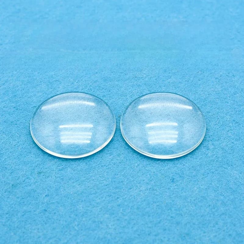 100 Pcs Ronde 10 12 14 15 16 18 20 23 25 30 35 38Mm Glas Cabochon Clear Vergrootglas glazen Koepels Cover Voor Foto Sieraden Maken