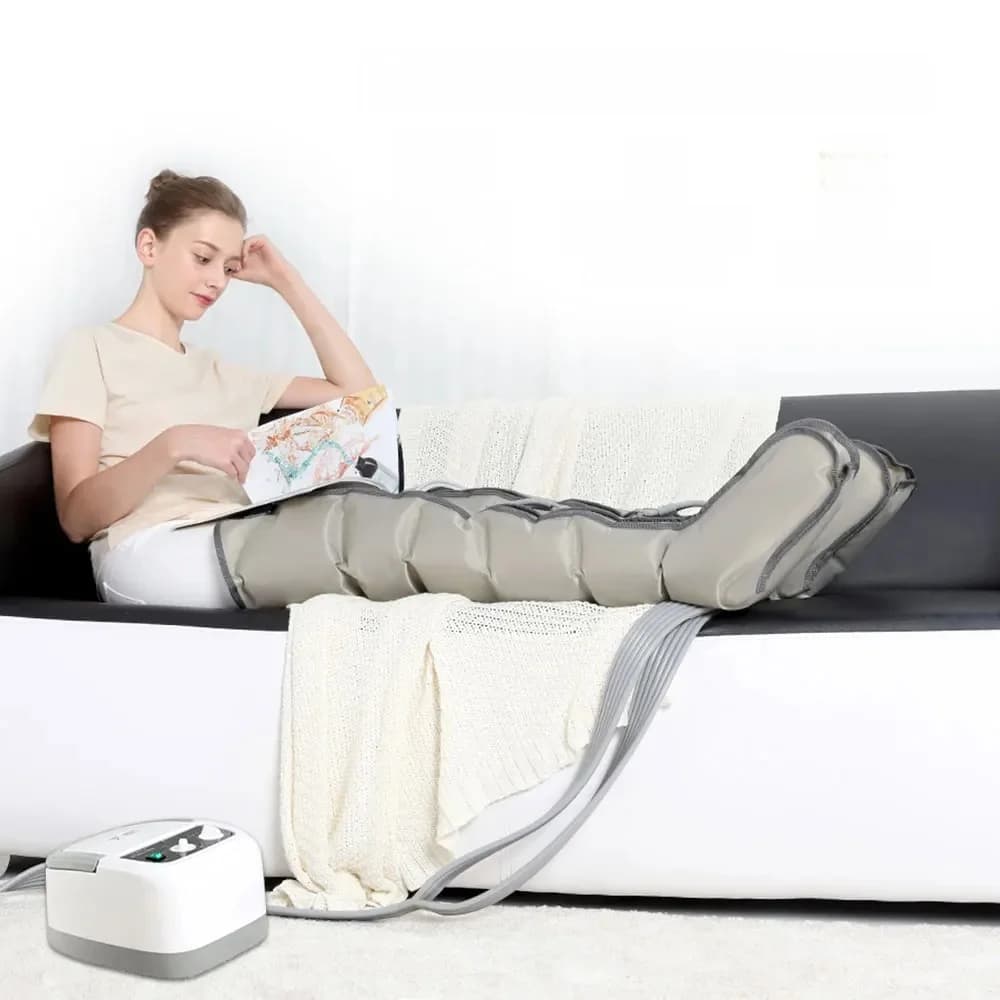 6 Holte Luchtdruk Been Massageapparaat Pressotherapie Kniearm Taille Voetmassage Machine Bloedcirculatie Luchtcompressie Massageapparaat