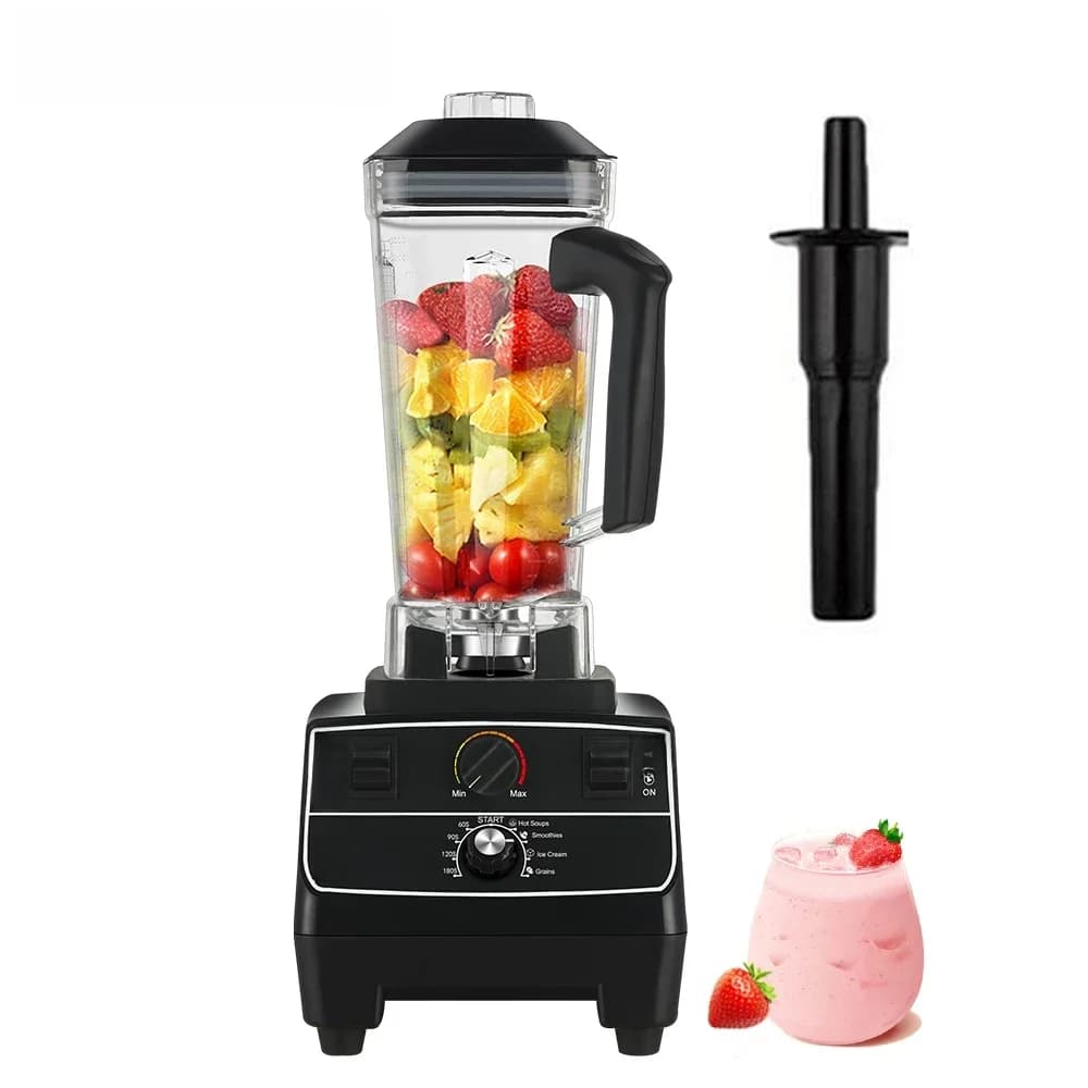Biolomix Bpa Gratis 2l Pot 2200W Professionele Slimme Timer Voorgeprogrammeerde Blender Mixer Juicer Keukenmachine Ijs Smoothies Crusher
