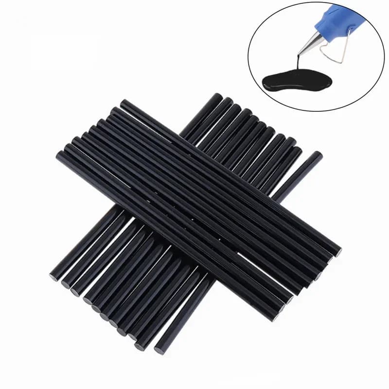 5-100 stuks Hot Lijm Sticks Zwart Hot Melt Lijm Lijmpistool DIY Gereedschap voor Hot Gun Siliconen 7mm/11mm voor Keuken Badkamer Items