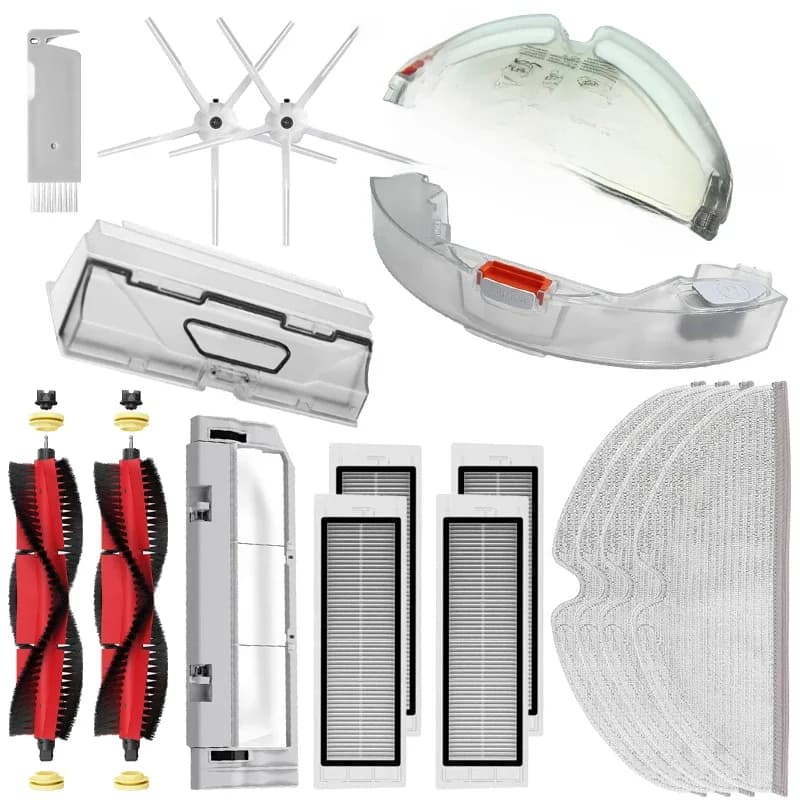 Voor XiaoMi Roborock s5 Max s6 MaxV s6 Pure Vacuüm Onderdelen Watertank Stof Box HEPA Filter Hoofdborstel Mop Doek Zijborstel
