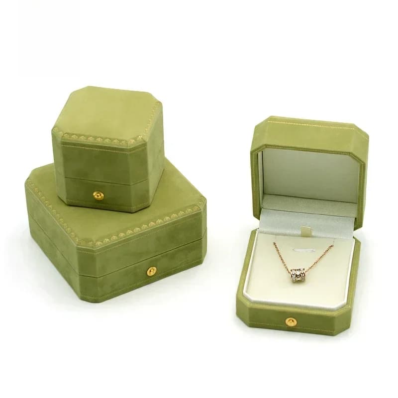 Groene Ringhouder Sieraden Opbergdoos Hanger Box Accessoires Ketting Armband Bangle verpakking