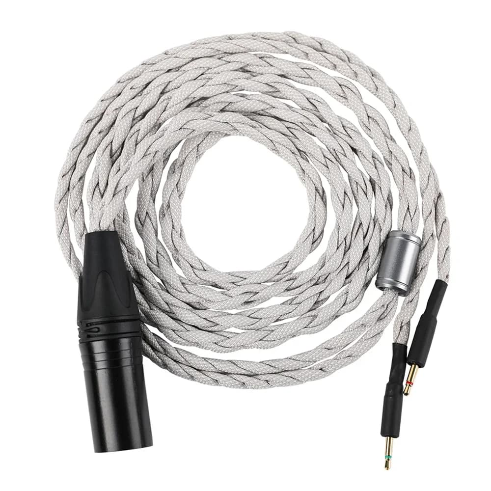 Tripowin Altura 26AWG Hoge zuiverheid Single Crystal Koper verzilverde hoofdtelefoon upgradekabel 1,5 m lang