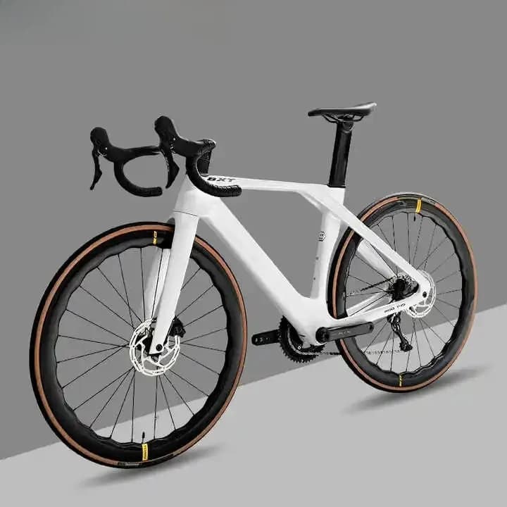 Carbon Racefiets 24-speed Topkwaliteit voor Trekking en Racefietsen Di2 Koolstofvezel T47 Schijfrem R7120 Wegfiets