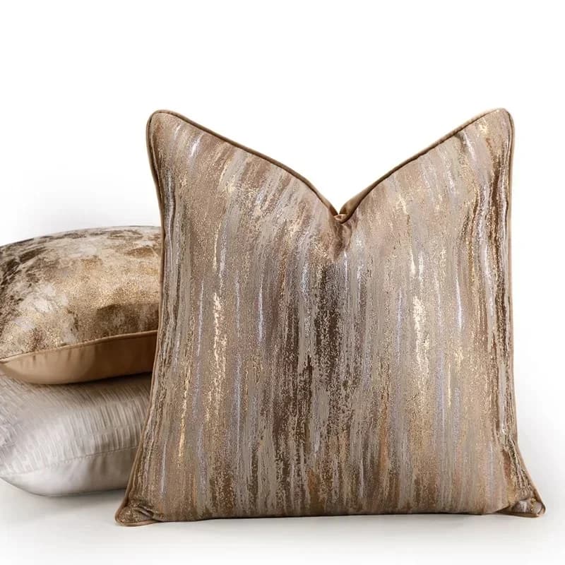 Luxe Sierkussen Kussenhoes Verguld Patroon Kussensloop voor Thuis Bank Woonkamer Slaapkamer Decor 18x18in/20x20in/12x20in