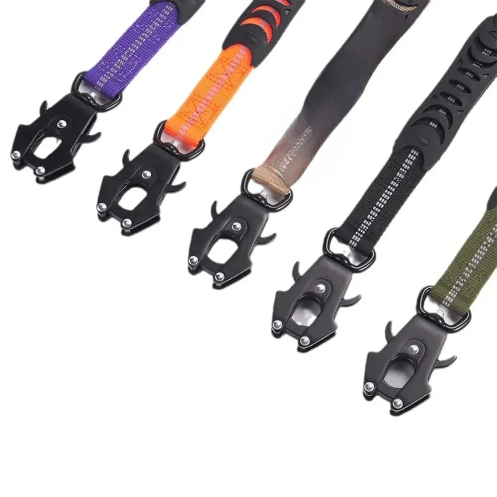 Zware Hondenriem Met Elastische Bungee, Schokabsorptie, Veiligheidsklem Inbegrepen, Middelgrote En Grote Honden