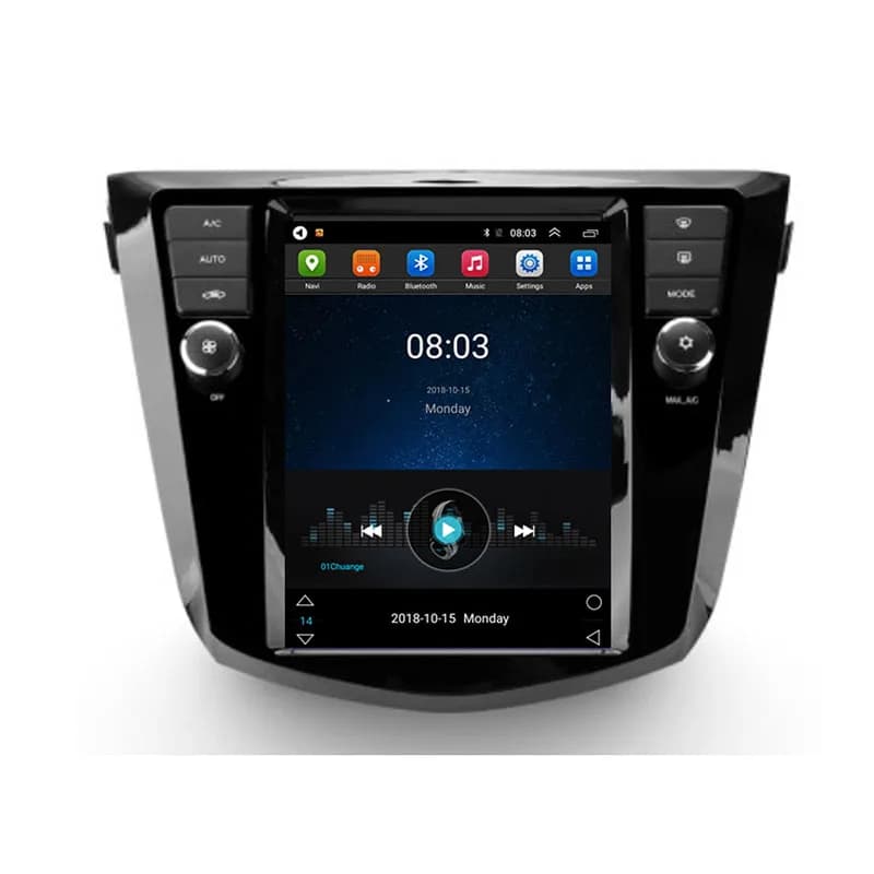 Runningnav voor NISSAN X-Trail 3 T32 Qashqai 2013 2014-2017 voor Tesla Type Android Autoradio Multimedia Videospeler Navigatie
