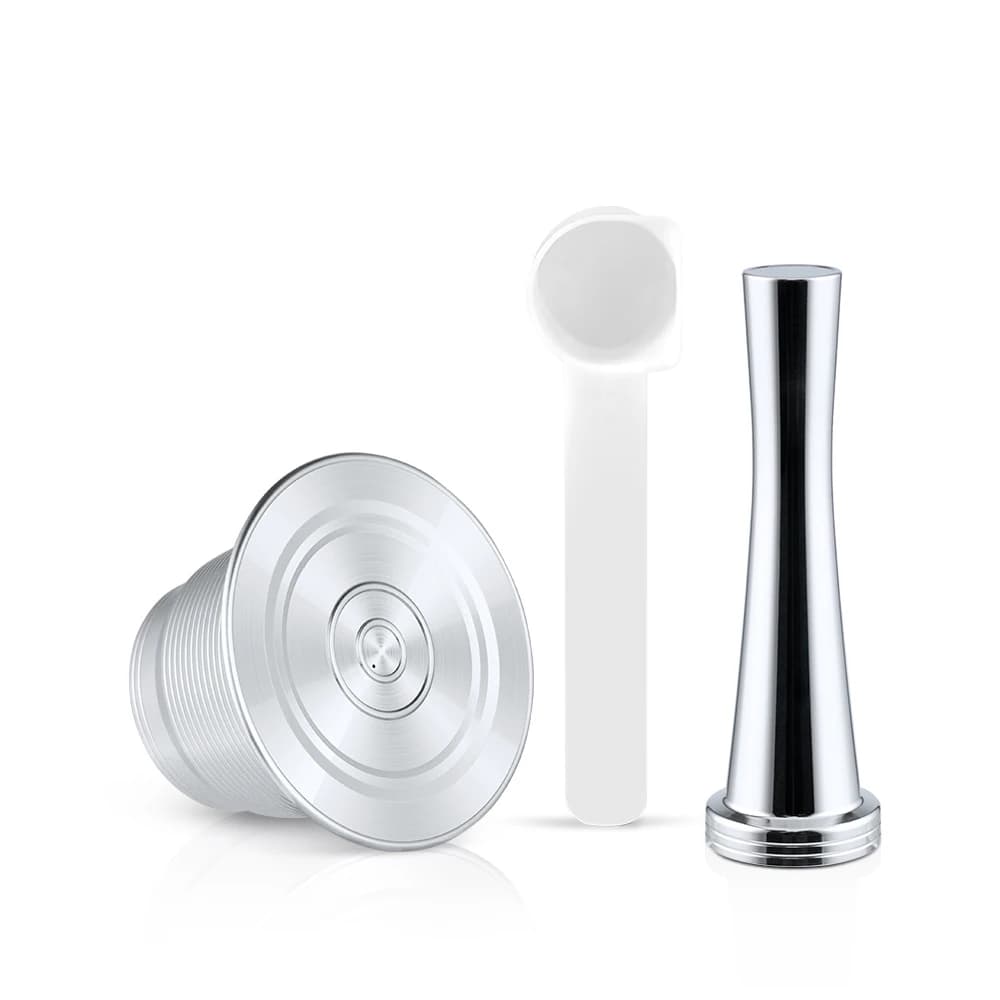 Roestvrijstalen Herbruikbare Koffiecapsule-Pads Enkel Gat Navulbare Nespresso-Koffiefilterbeker Sabotage-Espresso-Accessoires