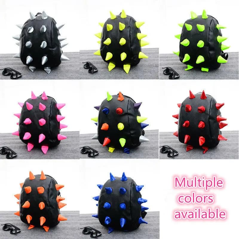 Jongen Meisje Hedgehog Spike Rugzakken Spiky Punk Schoudertassen School Bookbags