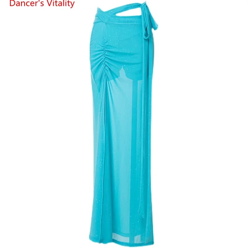 Buikdans Praktijk Kleding Sexy Hoge Split Lange Rok Voor Vrouwen Buikdansen Kleding Lange Jurk Oosterse Dans Outfit