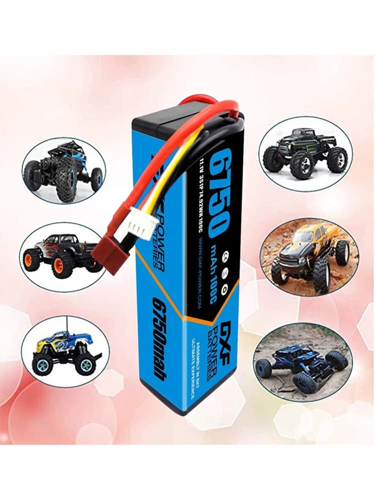 Lipo Batterij 2S 3S 4S 7.4V 11.1V 14.8V 5200Mah 6500Mah 6750Mah 7000Mah 8000Mah 8400Mah XT60 Voor Rc Auto Vrachtwagen Arrama Onderdelen