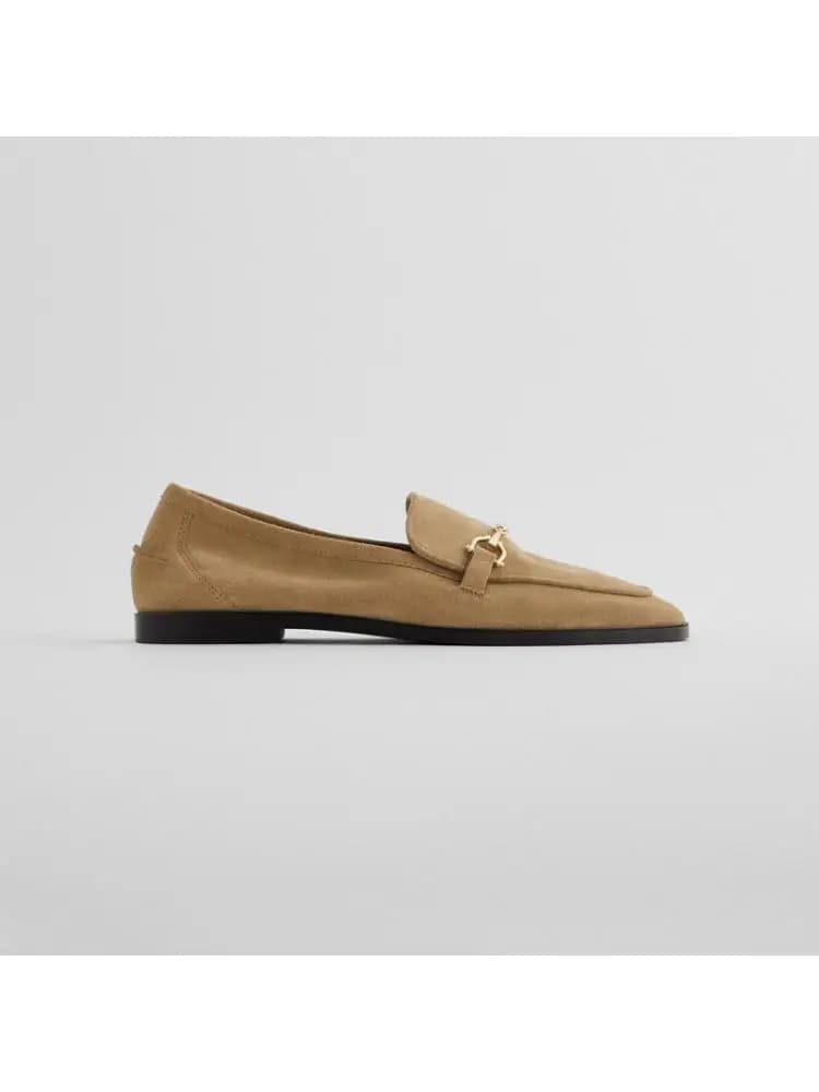 Brogue Schoenen Vrouw 2026 Zomer Lui Platte Bodem Kleine Lederen Vrijetijdsslippers Dames Flats Schoenen Instapper Schoen Met Metalen Decoratie