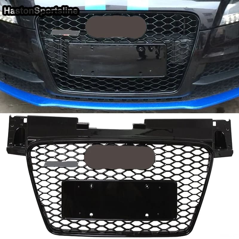 TT Front Grill Sport Honingraat Hood Grille voor Audi TT TTS Sline 2008-2014 Auto Accessoires Exterieur Onderdelen