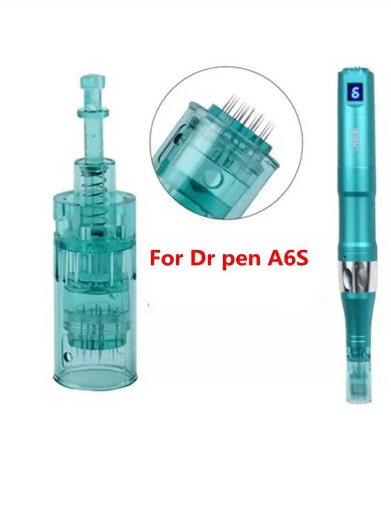 10/50 Stuks Dr Pen Ultima A6S Cartridges Microneedling Pen DermaPen Bajonet Vervanging Tip 11 16 36 42 pins Nano Microneedle
