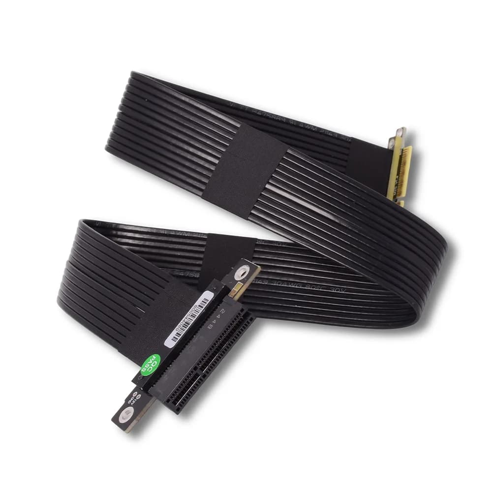 ADT-Link PCIE 4.0X4 naar X4 Riser 90 180 270 graden haakse verlengkabel voor netwerkacquisitie NVMe SSD USB-adapterkaart
