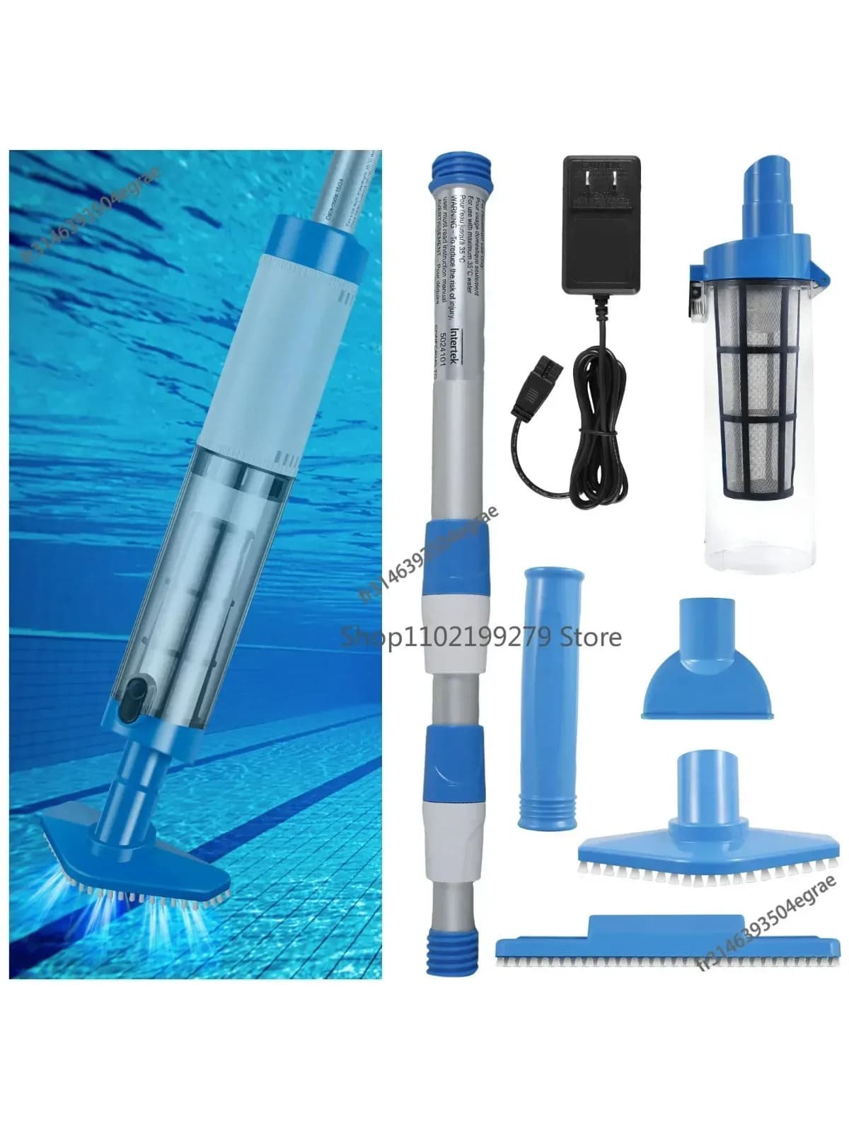 NIEUW Zwembadstofzuiger Oplaadbaar Zwembad Aquarium Zwemmen Handheld Draadloze spa's Hot Tubs Draagbaar