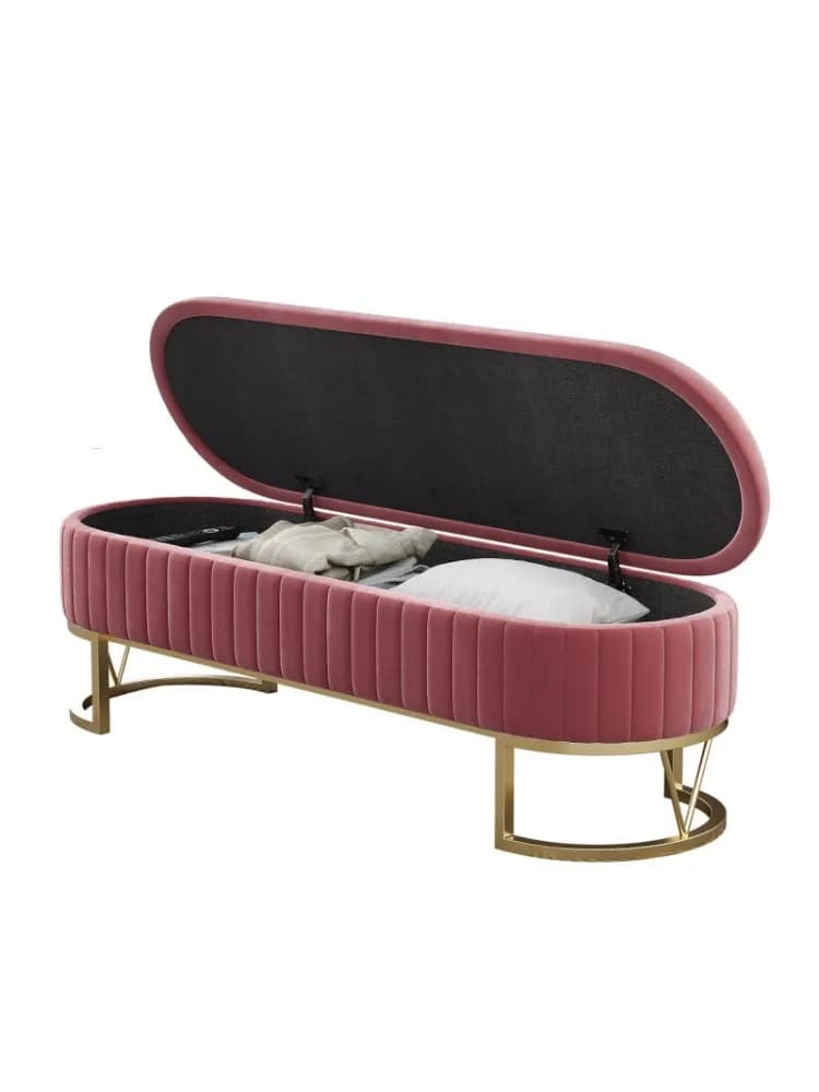 Nordic light luxe schoenenkruk voor thuis, woonkamer, bankkruk, bank, opbergruimte, schoenenwinkel, opbergkruk, slaapkamerbed