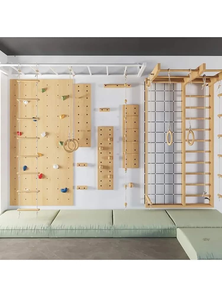 Klimwand Kinderveld Binnen kleuterschool Lichamelijke oefening Outdoor klimrek