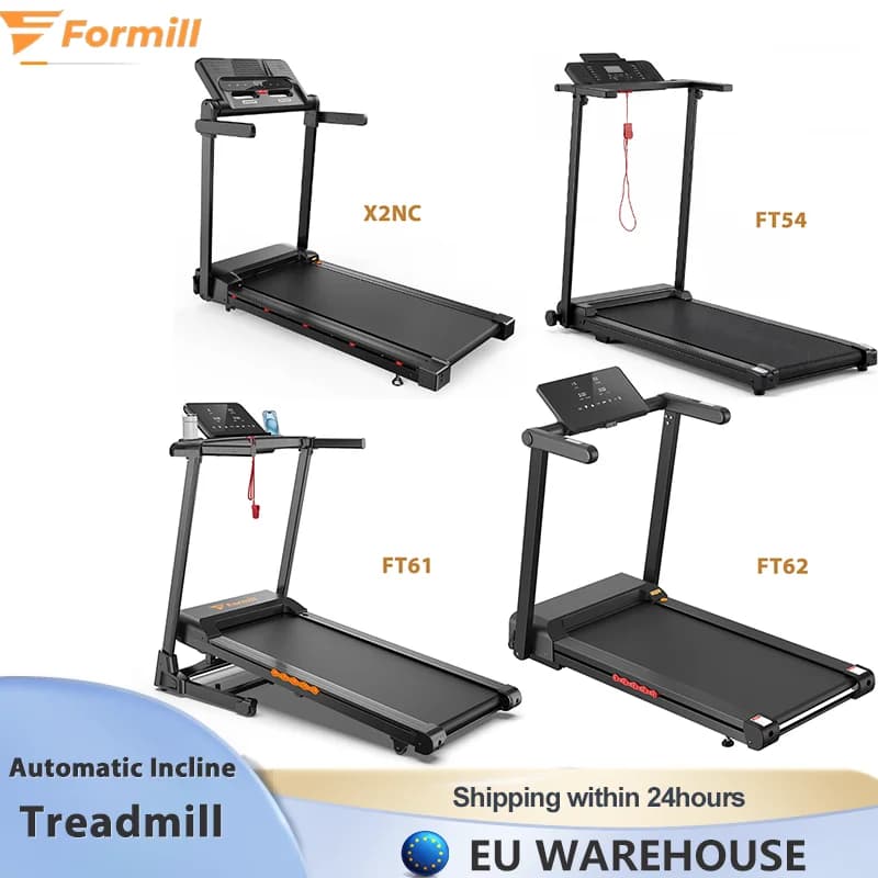 Formill X2NC/FT54/FT61/FT62 Automatische loopband met hellingsverstelling voor thuisfitness – EU-magazijn |   3 stijlen |   Opvouwbaar, hellbaar &