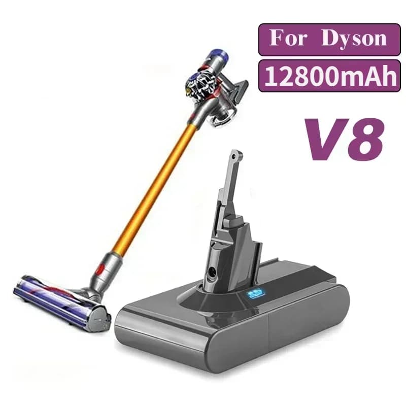 Voor Dyson 12800mAh/9800mAh/12800mAh V8 21.6 Volt Lithium batterij Stofzuiger Batterij Oplaadbare Power Tool Batterij