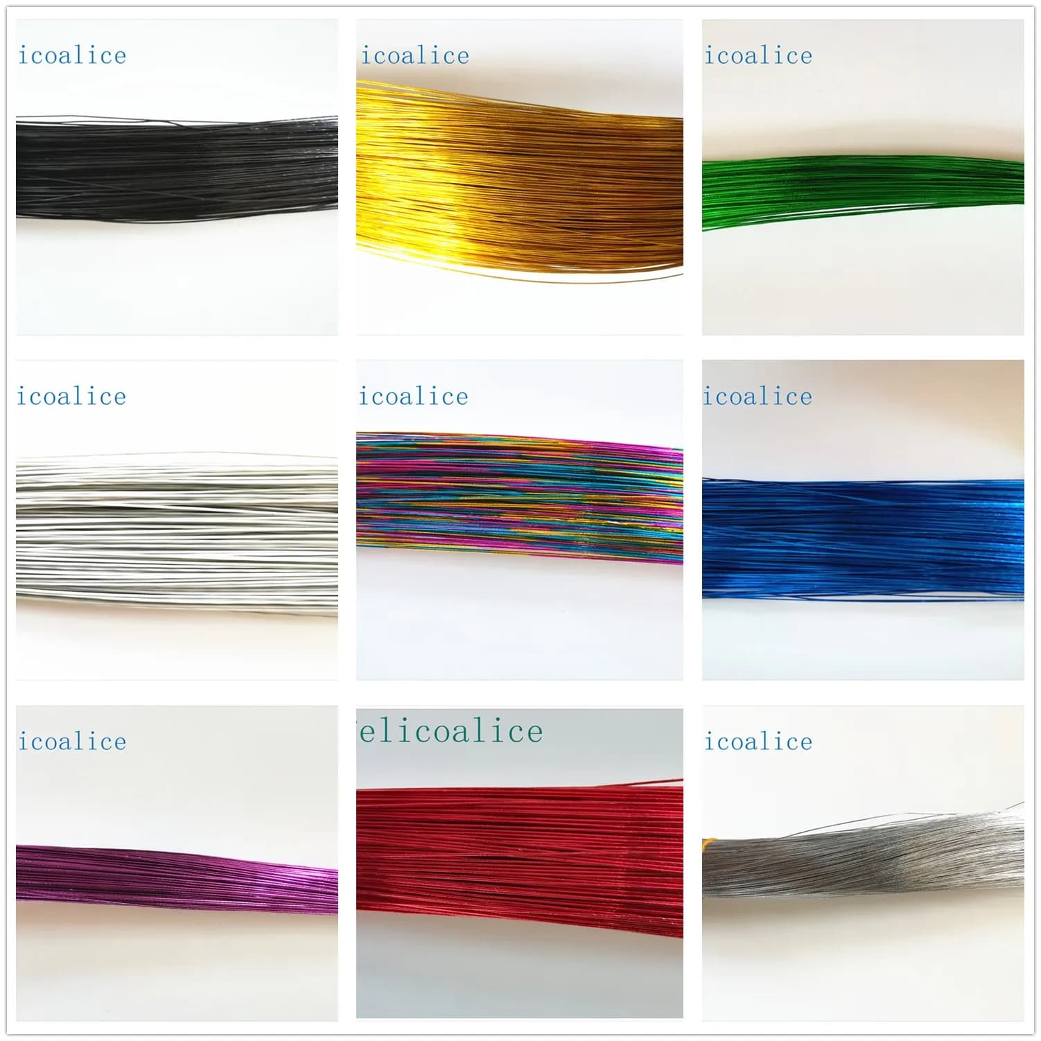 100 Stuks 80Cm Lengte 22 #0.8Mm/0.031Inch Diameter Nylon Kous Bloem Ijzerdraad Gebruikt Voor Diy Nylon Kous Bloem Maken