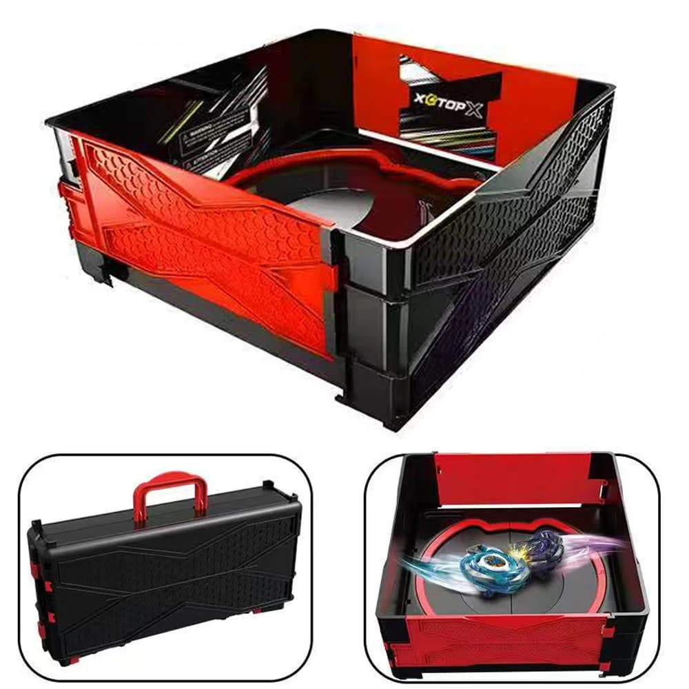 Opvouwbare BX Bey X Clash en Carry Beystadium Battle Arena Stadion voor Gyro Metal Top Fighting Game Kerstcadeau