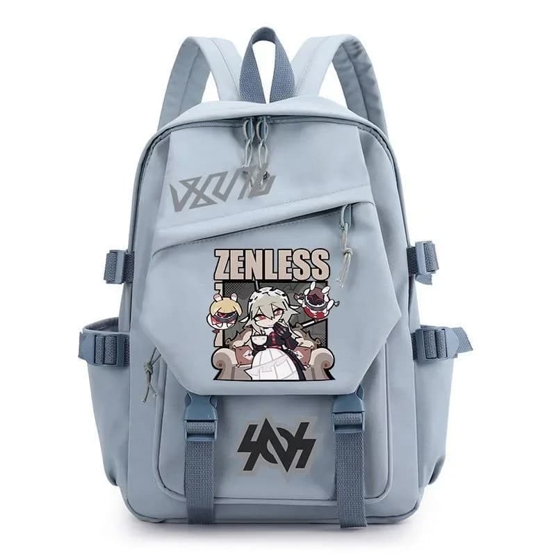 29×42×13cm Zwart Blauw Groen Roze Wit, Zenless Zone Zero, Student Kinderen Tieners Schooltassen, Anime Rugzakken Meisjes Jongens