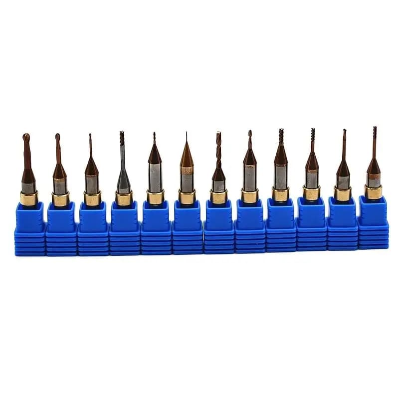 Xangtech Camdent T1-T12 Type Metaal Frezen Burs Tools 6Mm Shank Diameter Cad Cam Titanium/Crco Blok Voor Tandheelkundig Lab