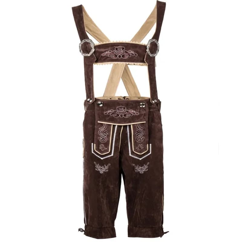 2018 Nieuwe Hoge Kwaliteit Mannen Oktoberfest Kostuum Lederhosen Beierse Duitse Bier Festival voor Mannen Volwassen Halloween Party Outfit