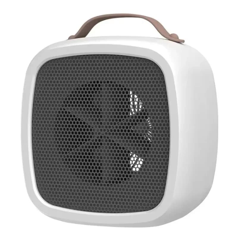 500W draagbare kleine ruimteverwarmer, snelle verwarming, lichtgewicht desktop-warmeluchtverwarmer, binnen, kantoor, thuis, buiten, warmer ventilator