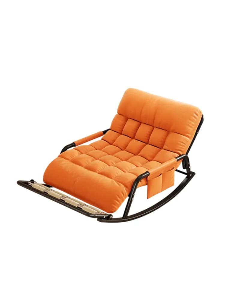 Schommelstoel Woonkamer Balkon Dubbele relaxstoel Lig- en slaapstoel Vrije tijdstoel voor volwassenen Lunchpauze stoel Luiersofa