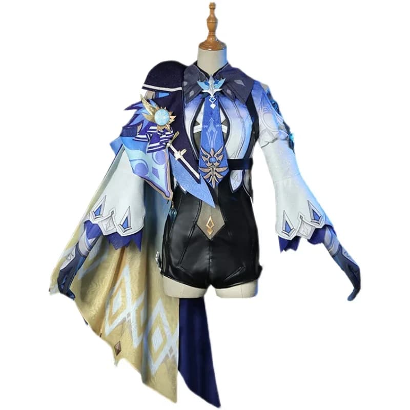 Genshin Impact Eula Lawrence Cosplay Kostuum Volledige Set Vrouwen Halloween Stripkostuums
