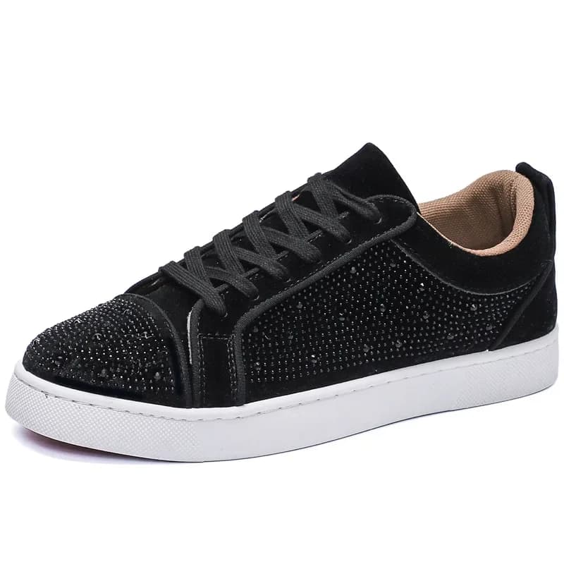 Nieuwe casual flats voor heren Modieus met boor Designer sportschoenen Ademend comfort Jeugd wandelen hardlopen buitenschoenen