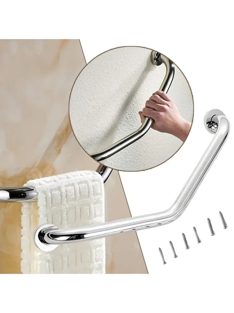 Bad- en douchegrepen, veiligheidshandgrepen, aan de wand gemonteerde steunhandgrepen voor de badkamer, badkamerbeugel