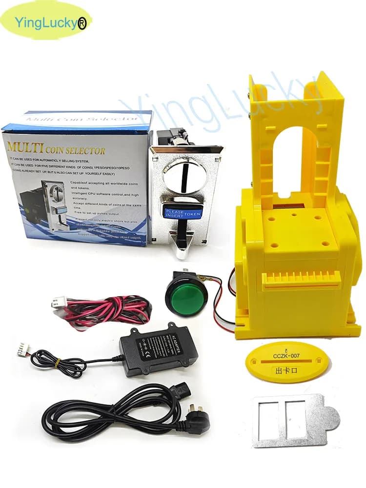 Muntautomaat Kaartmachine Kaartdispenser accepteert een maximaal bereik van 6,3 * 8,6 cm DIY-kaartautomaatkit